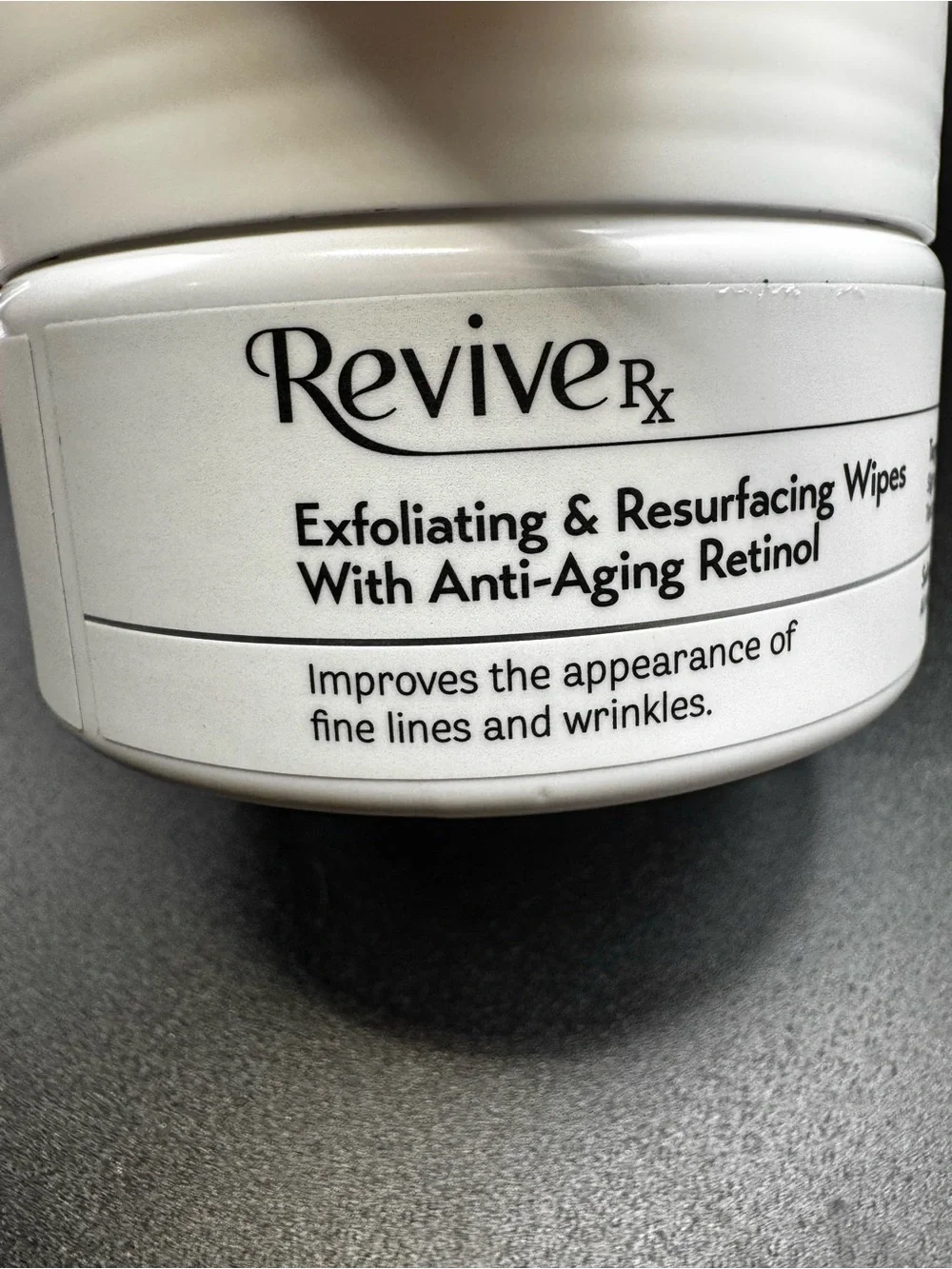5/$25 ReviveRx Exfoliating & Resurfacing Wipes - White Jar